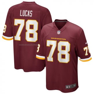 Camiseta NFL Game Washington Redskins Cornelius Lucas Rojo