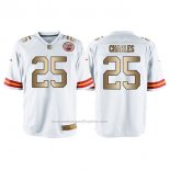 Camiseta NFL Gold Game Kansas City Chiefs Charles Blanco