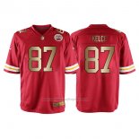 Camiseta NFL Gold Game Kansas City Chiefs Kelce Rojo