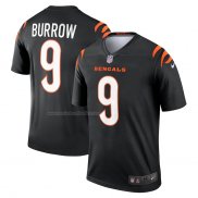 Camiseta NFL Legend Cincinnati Bengals Joe Burrow 9 Negro