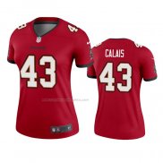 Camiseta NFL Legend Mujer Tampa Bay Buccaneers Raymond Calais Rojo