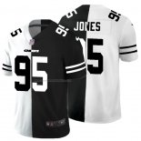 Camiseta NFL Limited Kansas City Chiefs Jones White Black Split