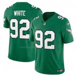 Camiseta NFL Limited Philadelphia Eagles Reggie Blanco Alterno Vapor F.U.S.E. Verde