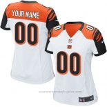 Camiseta NFL Mujer Cincinnati Bengals Personalizada Blanco