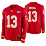 Camiseta NFL Therma Manga Larga Kansas City Chiefs De'anthony Thomas Rojo