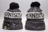 Gorro Minnesota Vikings Negro Gris Blanco