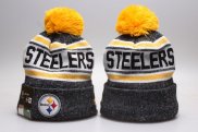 Gorro Pittsburgh Steelers Amarillo Gris