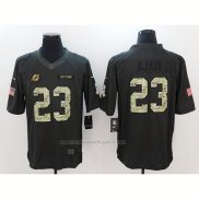 Camiseta NFL Anthracite Miami Dolphins 23 Ajayi Negro