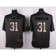 Camiseta NFL Anthracite Seattle Seahawks Chancellor 2016 Salute To Service