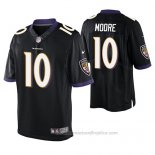 Camiseta NFL Game Baltimore Ravens Chris Moore Negro