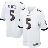 Camiseta NFL Game Baltimore Ravens Flacco Blanco