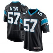 Camiseta NFL Game Carolina Panthers Adarius Taylor Negro