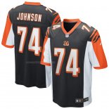 Camiseta NFL Game Cincinnati Bengals Fred Johnson Negro