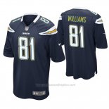 Camiseta NFL Game Los Angeles Chargers Mike Williams 81 Azul