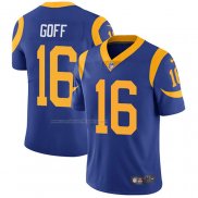 Camiseta NFL Game Los Angeles Rams 16 Jared Goff Alternate Azul