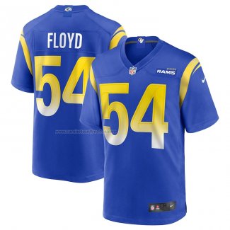 Camiseta NFL Game Los Angeles Rams Leonard Floyd 54 Azul