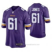 Camiseta NFL Game Minnesota Vikings Brett Jones Violeta