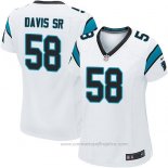 Camiseta NFL Game Mujer Carolina Panthers Davis Sr Blanco