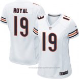 Camiseta NFL Game Mujer Chicago Bears Royal Blanco