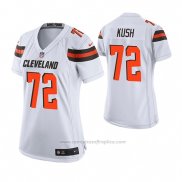 Camiseta NFL Game Mujer Cleveland Browns Eric Kush Blanco