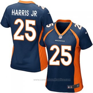 Camiseta NFL Game Mujer Denver Broncos Harris Jr Azul