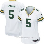 Camiseta NFL Game Mujer Green Bay Packers Hornung Blanco2