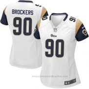 Camiseta NFL Game Mujer Los Angeles Rams Brockers Blanco