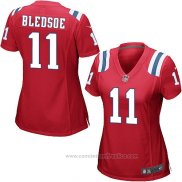 Camiseta NFL Game Mujer New England Patriots Bledsoe Rojo