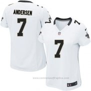 Camiseta NFL Game Mujer New Orleans Saints Andersen Blanco