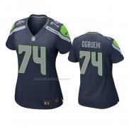 Camiseta NFL Game Mujer Seattle Seahawks Cedric Ogbuehi Azul