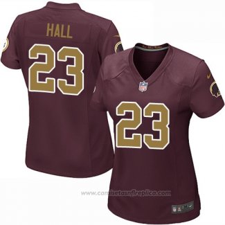 Camiseta NFL Game Mujer Washington Redskins Hall Marron