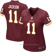 Camiseta NFL Game Mujer Washington Redskins Jackson Rojo