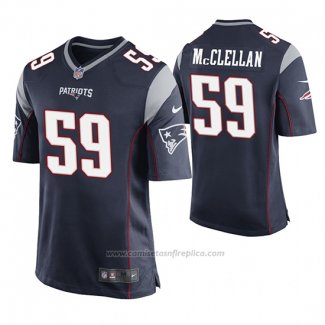 Camiseta NFL Game New England Patriots Albert Mcclellan Azul