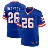 Camiseta NFL Game New York Giants Saquon Barkley Classic Azul