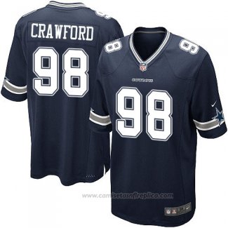 Camiseta NFL Game Nino Dallas Cowboys Crawford Negro