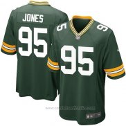 Camiseta NFL Game Nino Green Bay Packers Jones Verde Militar