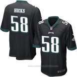 Camiseta NFL Game Philadelphia Eagles Hicks Negro