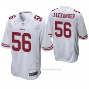 Camiseta NFL Game San Francisco 49ers Kwon Alexander Blanco