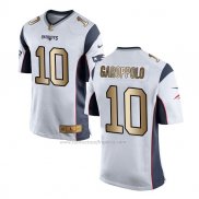 Camiseta NFL Gold Game New England Patriots Garoppolo Blanco