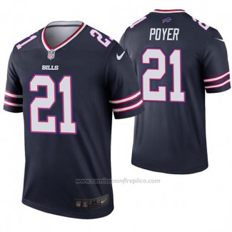 Camiseta NFL Legend Buffalo Bills 21 Jordan Poyer Inverted Azul