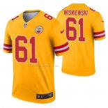 Camiseta NFL Legend Kansas City Chiefs Stefen Wisniewski Inverted Oro