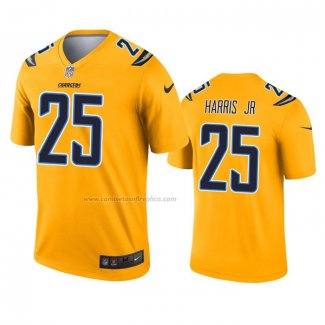 Camiseta NFL Legend Los Angeles Chargers Chris Harris Jr Inverted Oro