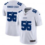 Camiseta NFL Limited Dallas Cowboys Vander Esch Logo Dual Overlap Blanco