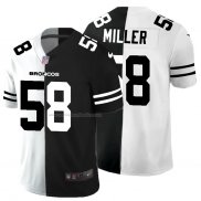 Camiseta NFL Limited Denver Broncos Miller White Black Split