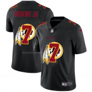 Camiseta NFL Limited Washington Redskins Haskins JR Logo Dual Overlap Negro