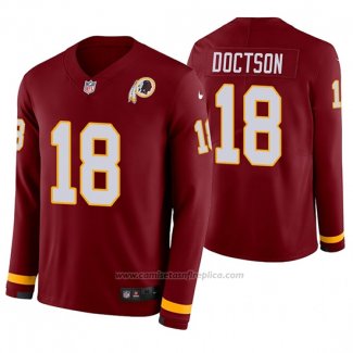 Camiseta NFL Therma Manga Larga Washington Redskins Josh Doctson Rojo