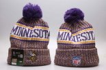 Gorro Minnesota Vikings Violeta Amarillo Blanco