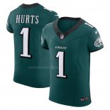 Camiseta NFL Elite Philadelphia Eagles Jalen Hurts Vapor F.U.S.E. Verde