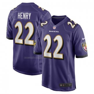 Camiseta NFL Game Baltimore Ravens Derrick Henry Violeta