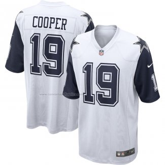 Camiseta NFL Game Dallas Cowboys Amari Cooper Alterno Blanco